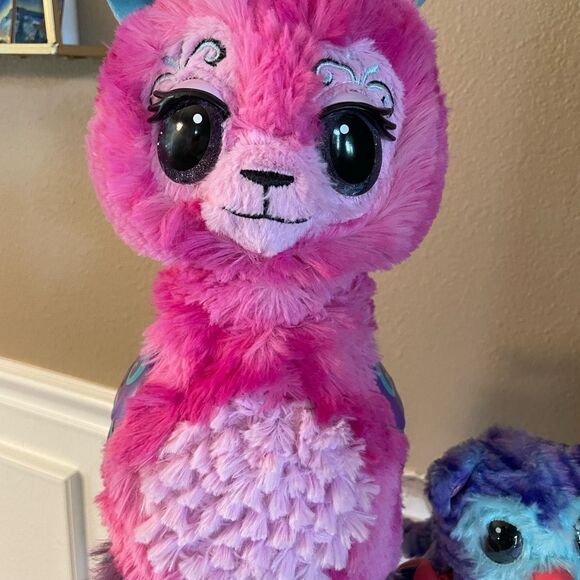 Hatchimals Llalacorn GROWS and Fabulos Forest Tigrette Interactive Plush Pets - Picture 3 of 12